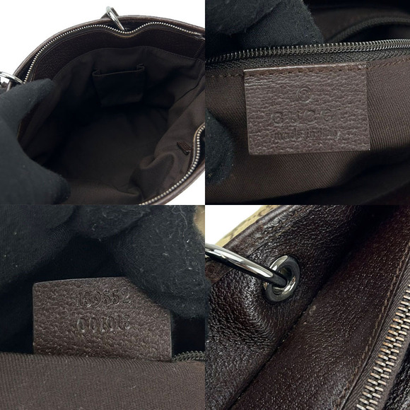 Gucci GUCCI GG Canvas Leather Tote Bag 139552 Canvas Tote Bag 139552 - Picture 9 of 11